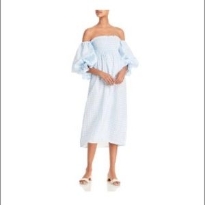 Sleeper Baby Blue Gingham dress